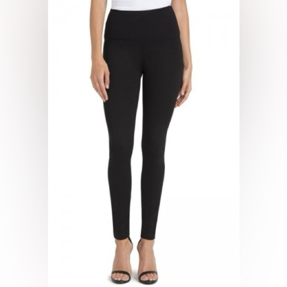 Lysse Pants - Lysse Black Center Seam Ponte Legging